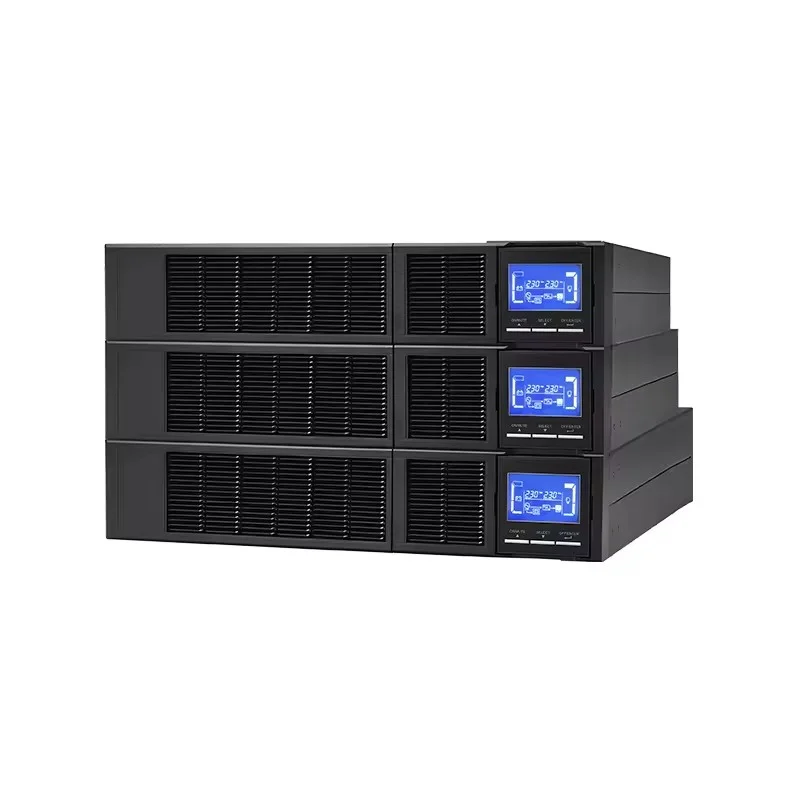 UPS trực tuyến Rackmount 19 inch 2U Sóng sin tinh khiết một pha Bộ nguồn liên tục gắn trên giá 1KVA 2KVA 3KVA 2