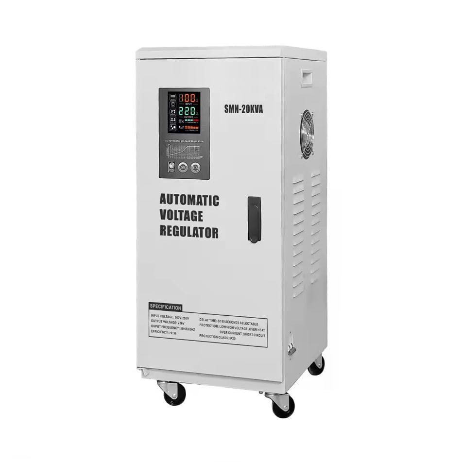 SMN Automatic Voltage Regulator AVR Single Phase Svc Servo Motor Voltage Regulator - Voltage Stabilizer 15KVA 20KVA 30KVA 3