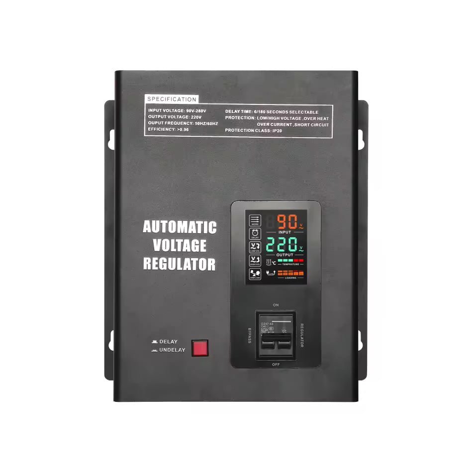 SVC-W Otomatik Elektronik AVR Voltaj Regülatörü - Ev İçin Voltaj Sabitleyici 1KVA 1.5KVA 2KVA 3KVA 5KVA 7.5KVA 10KVA 15KVA 2