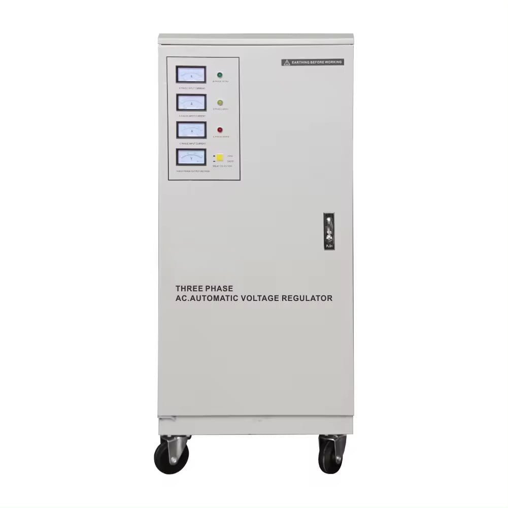 Driefasige automatische spanningsregelaarstabilisator voor fabrieksgebruik 10KVA 15KVA 20KVA 30KVA 50KVA 60KVA 80KVA 100KVA 2