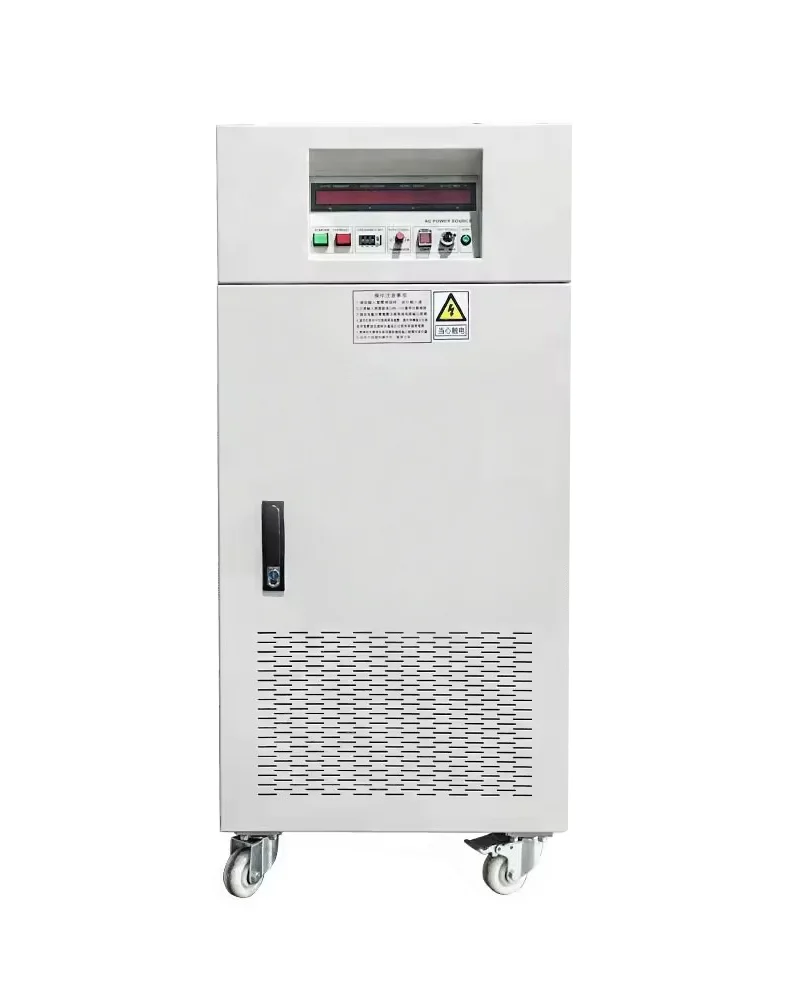 Variable Frequency Converter Voltage Power Supply Output Voltage 0V-520V Adjustable (0V-1000V Can Customized) Output Frequency 40Hz-499.9Hz (20Hz-1000Hz Can Customized) 6KVA-500KVA 3