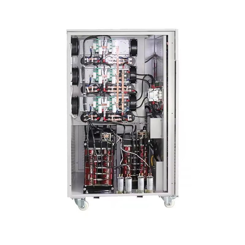 Variable Frequency Converter Voltage Power Supply Output Voltage 0V-520V Adjustable (0V-1000V Can Customized) Output Frequency 40Hz-499.9Hz (20Hz-1000Hz Can Customized) 6KVA-500KVA 8